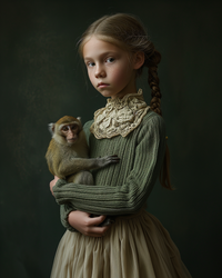 Girll monkey